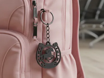 Horseshoe keychain