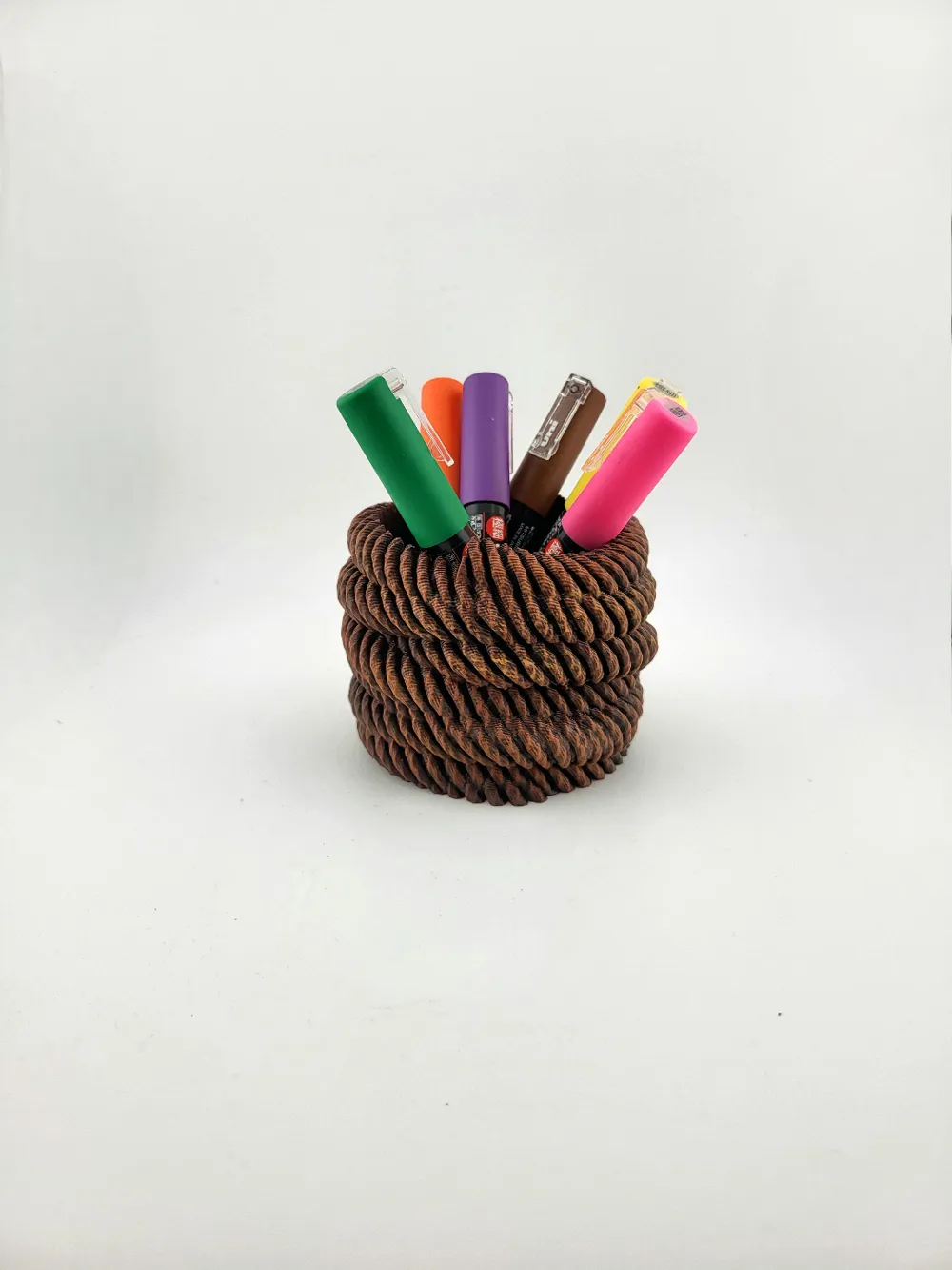 pencil pen holder rope - Free 3D Print Model - MakerWorld