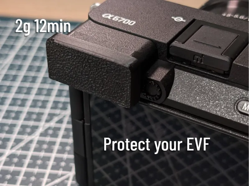 Sony a6700 EVF protection cap
