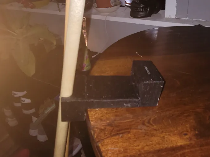 4' bar table pool stick holder