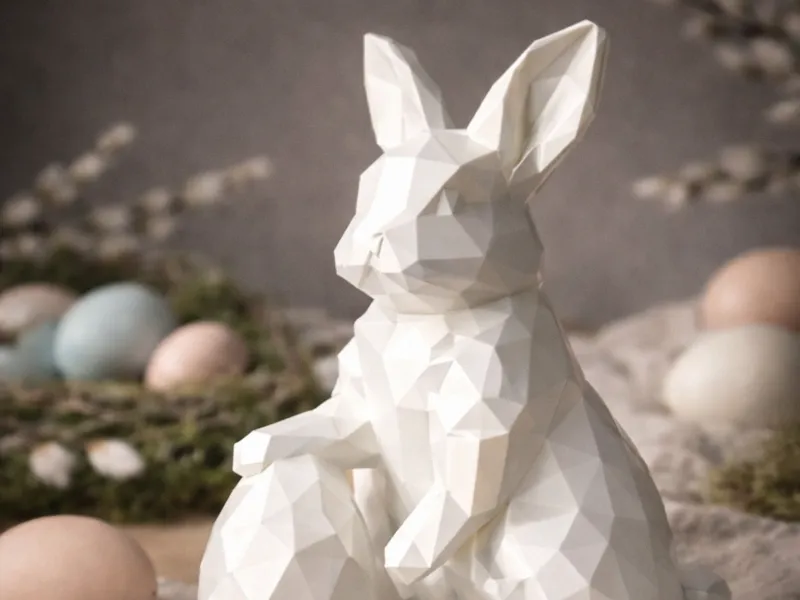Low Poly Easter Bunny