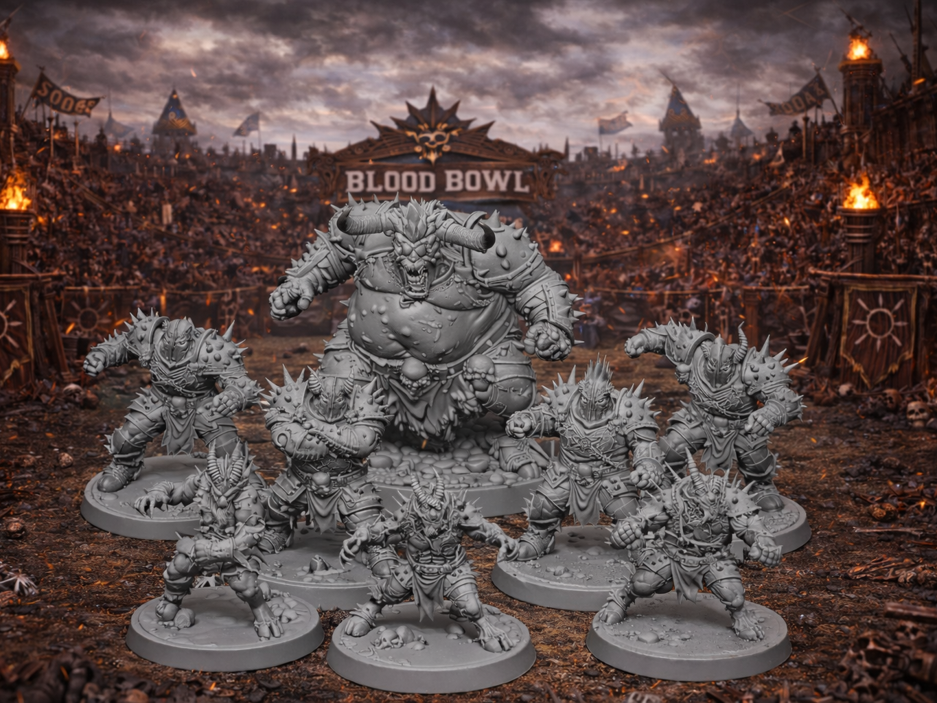 Équipe du Chaos – Inspirée de Blood Bowl