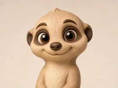 Cute Meerkat – adorable decorative figure