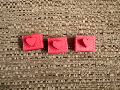 HEART-SHAPED STAMPS FOR CERAMICS