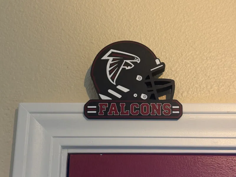 Atlanda Falcons Door Topper