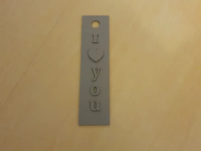 marque page de la saint valentin