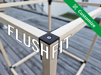 FlushFit Corner Bracket (No Gaps! No Wobble!)