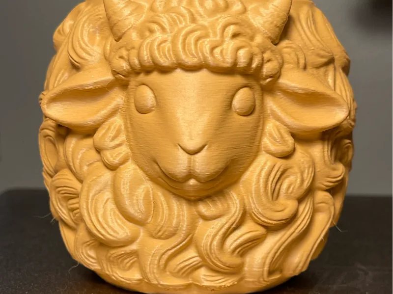 Lamb Pencil Jar