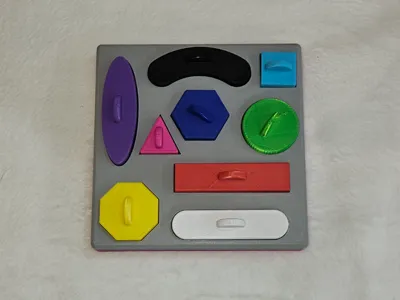 Kids Learning Colored Shapes