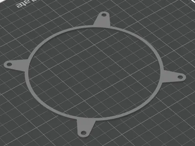 120mm fan cover template