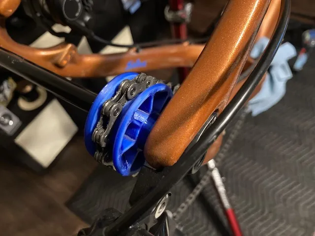 Bicycle Dummy Hub, Chain Roller