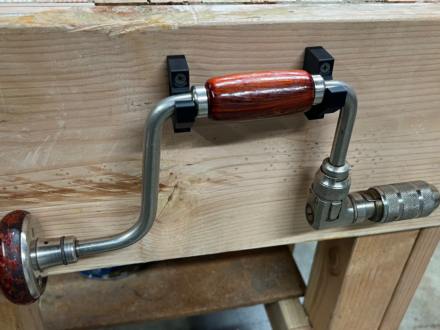 Bit Brace Brackets for wall mount