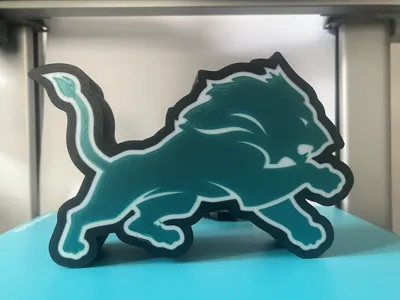 Detroit Lions light box