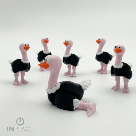 Cute Ostrich Articulated