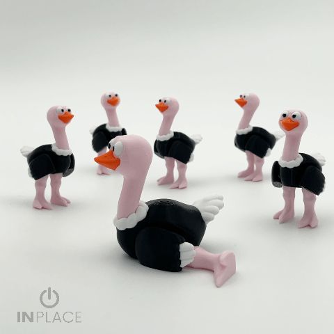 Cute Ostrich Articulated