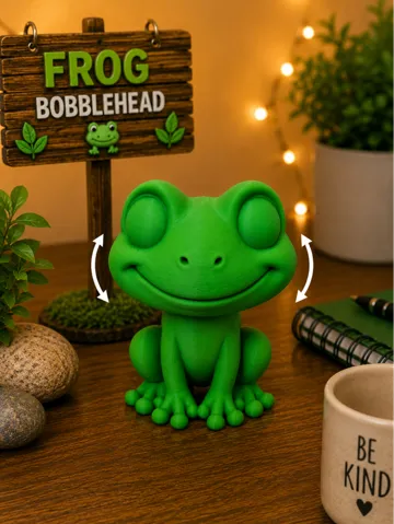 Estante o repisa: Frog Bobblehead — vista de referencia 2