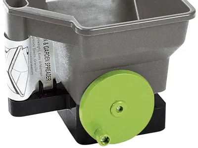 Fertilizer Spreader Gear with Screw Crank