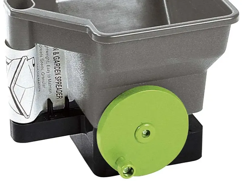 Fertilizer Spreader Gear with Screw Crank