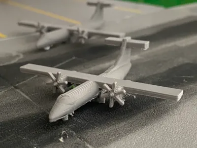 1:400 scale ATR 42 model