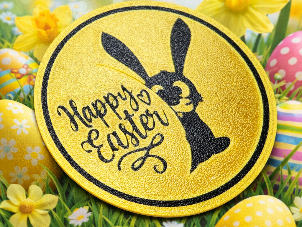 Funny Easter Bunny Coasters
