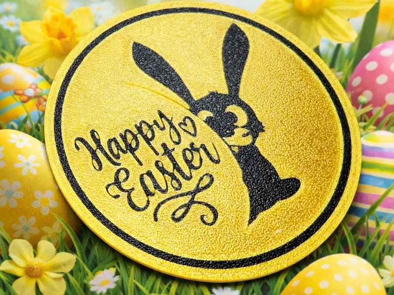 Funny Easter Bunny Coasters