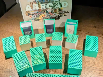 Board Game Organizer / Insert for "Abroad"