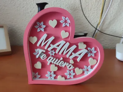 Mother's Day Heart "I love you"
