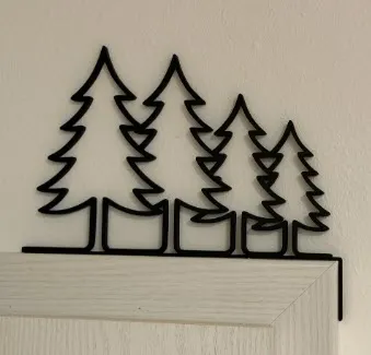 Doors Tree Model Tree Door Corner Decoration - Free 3D Print Model - MakerWorld