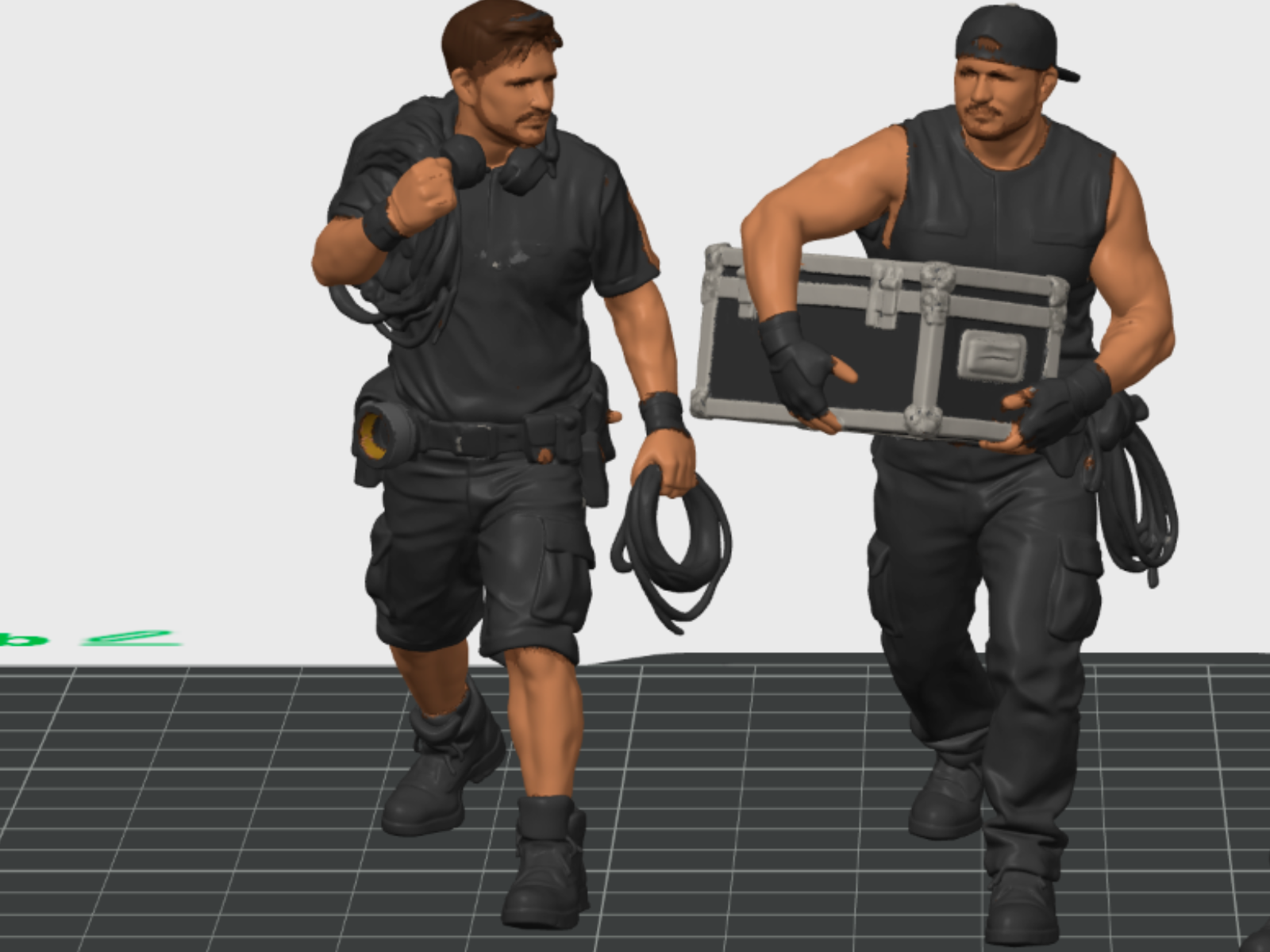 Road Crew for Stage Diorama