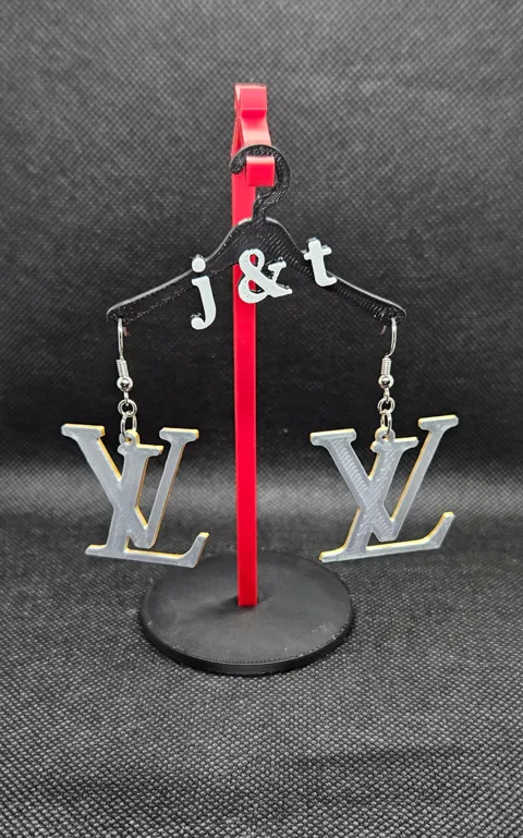 LV Fashion earrings view 2