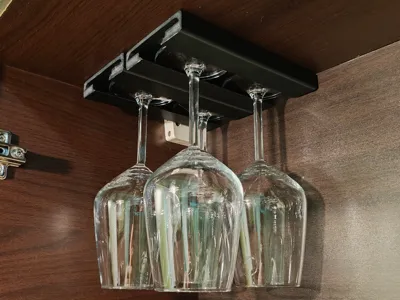 Wine Glass Holder with Fall Guard