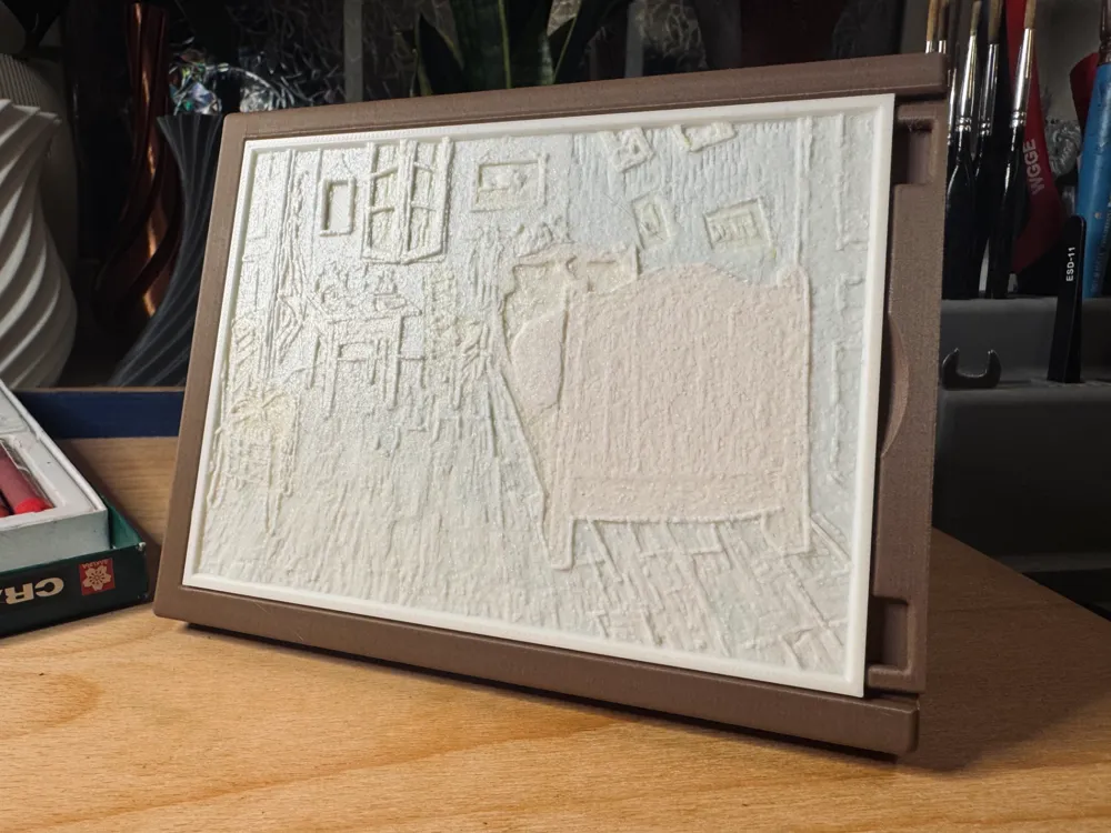 "The Bedroom" Van Gogh Lithophane Behren Designs by Behren Designs