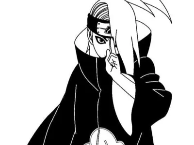 Deidara Naruto Wall Decal