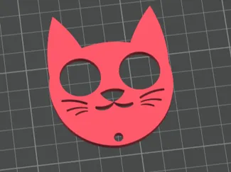 cat kubotan keychain