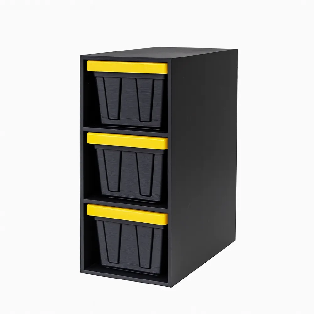 Teeny Tote Bin + Mini HDX Tote Bin + Racks - Free 3D Print Model ...