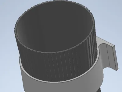 Toothbrush cup with holder