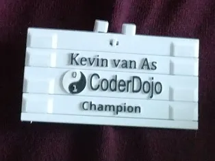 adjustable nametag coderdojo