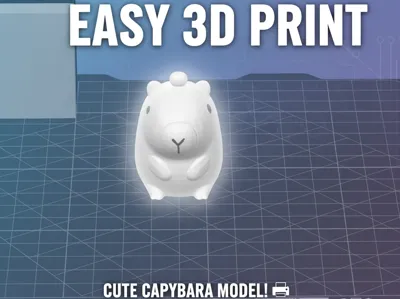 Chill Capy - Adorable Mini Capybara Figure