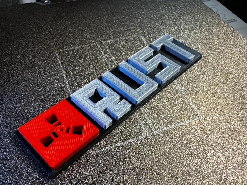 RUST Logo Sign