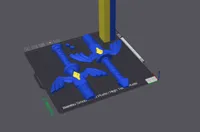 2 colors, NO supports, Split, Quick print. Glue together.