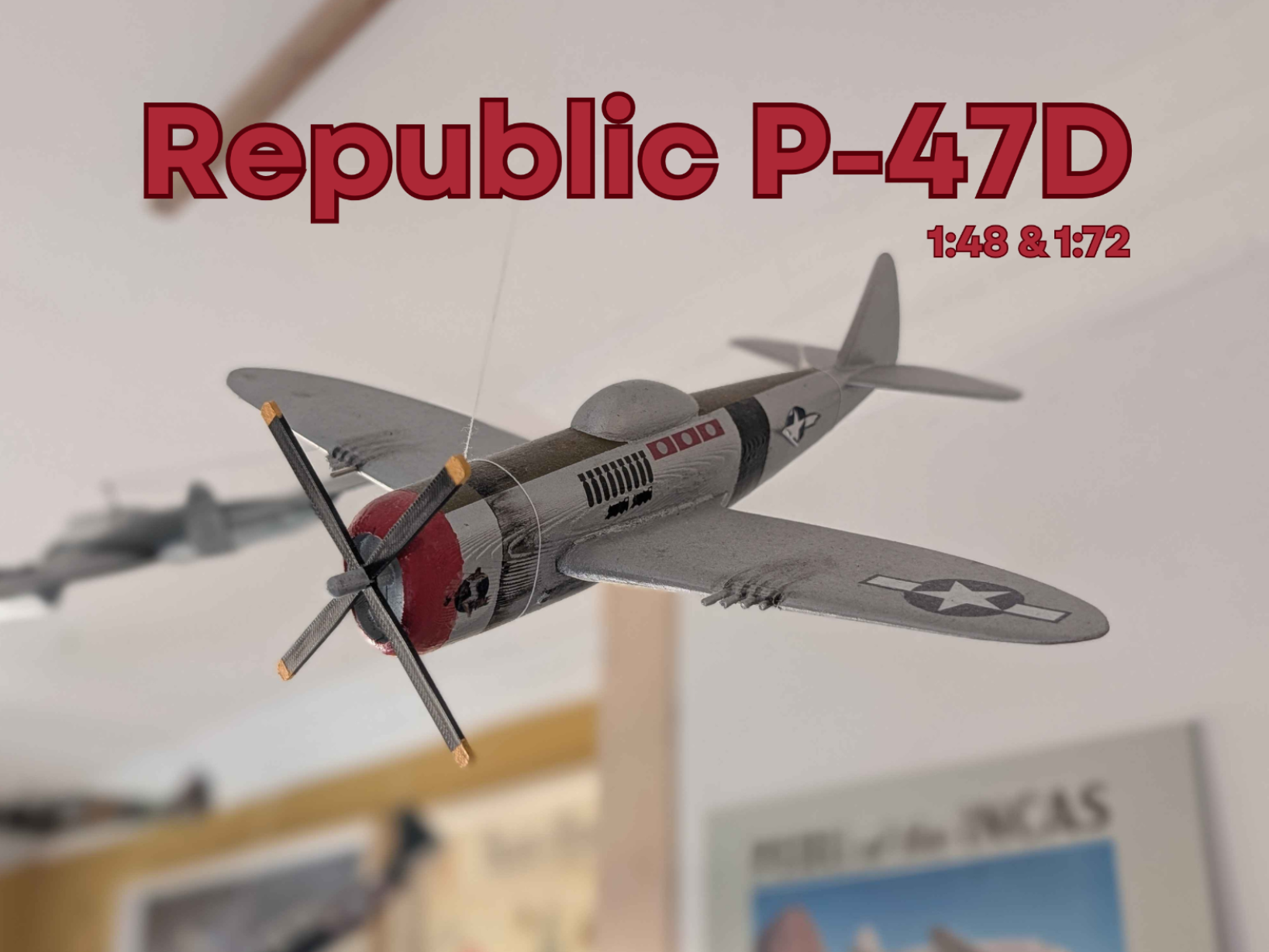 Republic P47d Scale Model