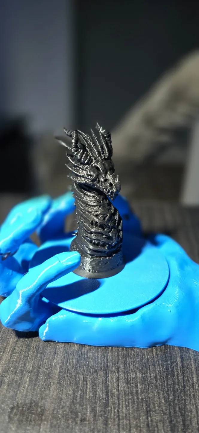 Undead Dragon Statue