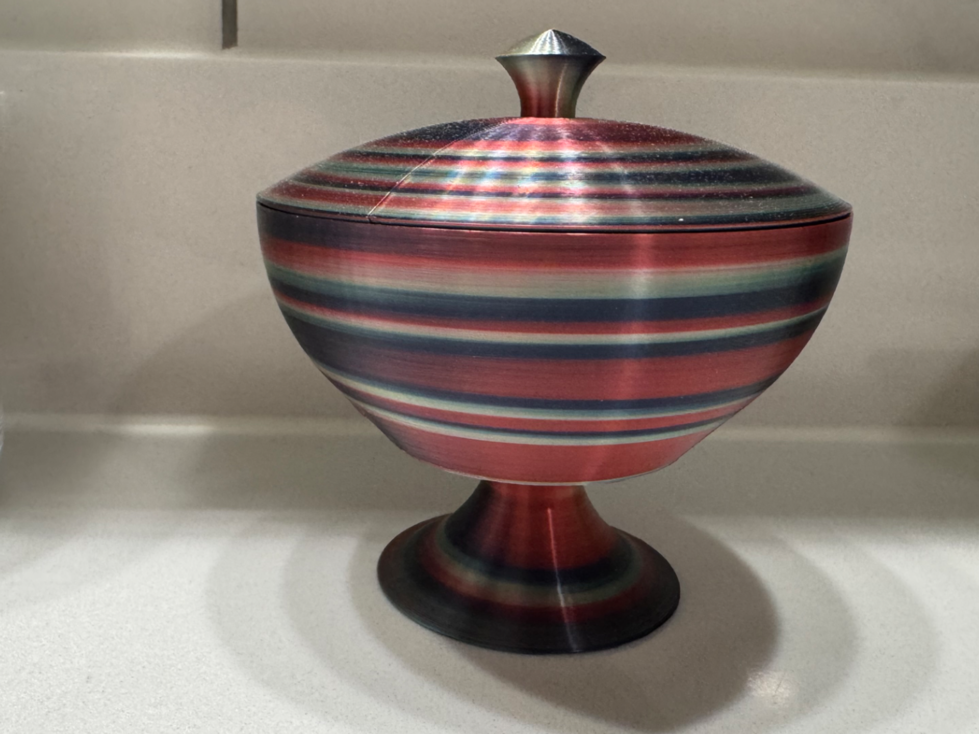 shaving dish with pedestal