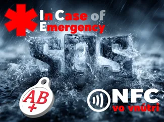ICE - BLOOD GROUPS - NFC TAG
