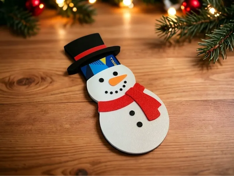 Snowman Gift Card Holder - No AMS