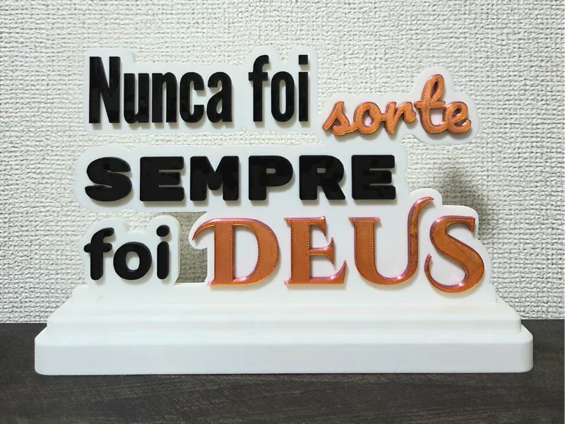 Nunca foi sorte, sempre foi Deus