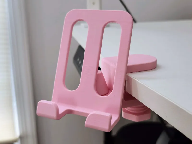 Turnable Phone Stand with desk clamp