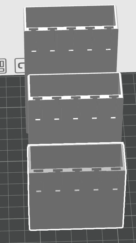 Miniatura 2 do modelo 3D 磁吸洞洞板收纳盒  嵌入式磁铁，无需胶水无需暂停打印