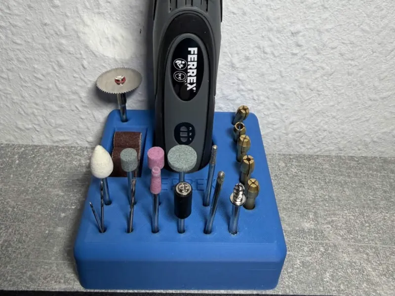 Ferrex Rotary Tool Desk Organizer
