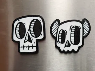 Cartoon Skull Magnets